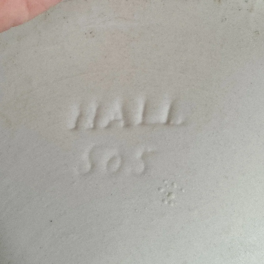 Hall 505‎ Orange Poppy Souffle Casserole Dish 7.75